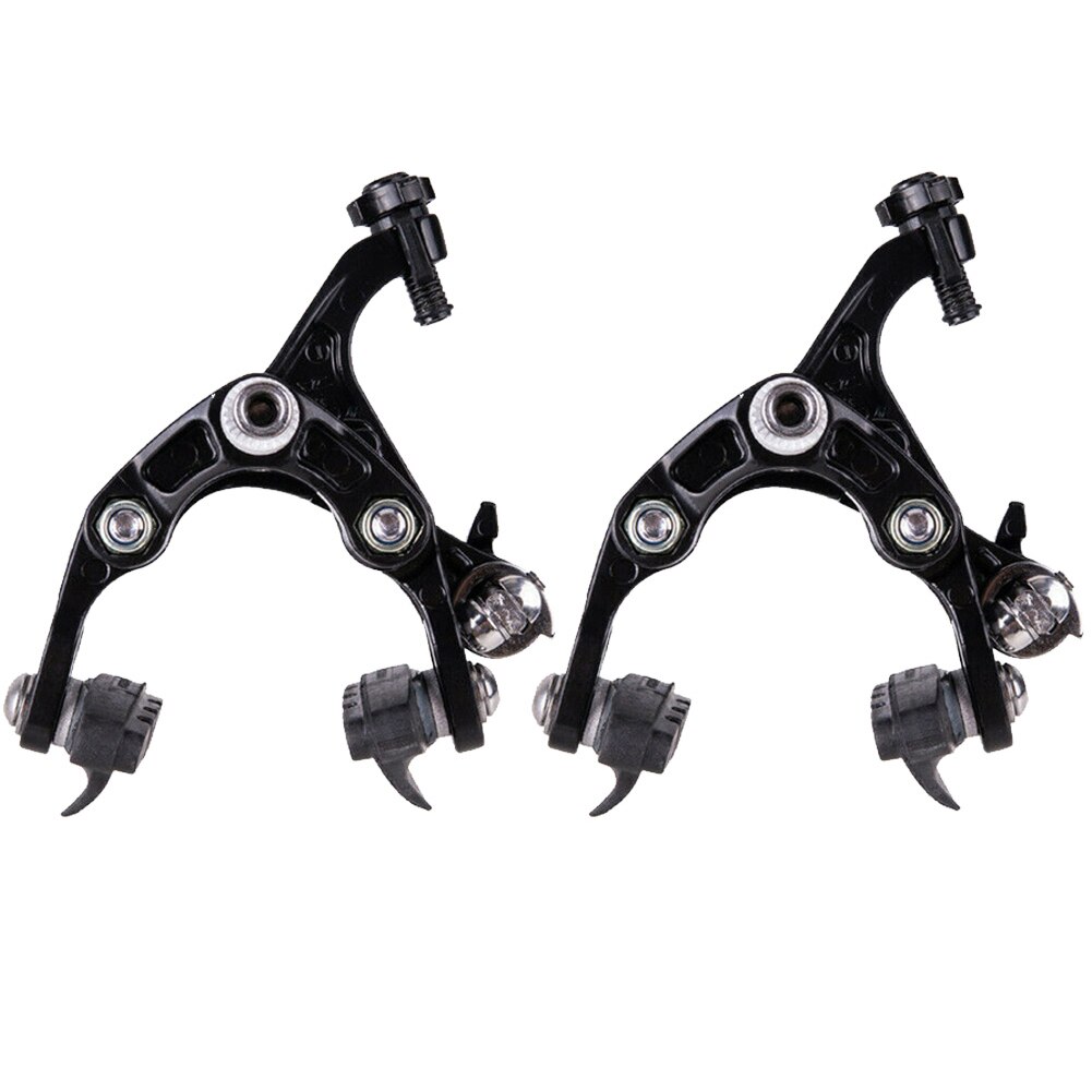 Étrier De Frein Vélo Route - Avant/arrière, Tirant Latéral - Aluminium Argent & Noir