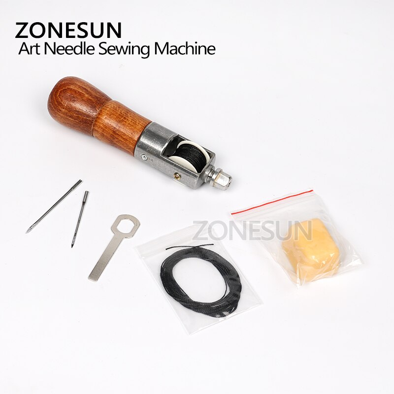 Handmade Leather Hand-stitching Machine DIY Hand-stitched Cow Skin Leather Cowhide Leather Tool Diamond Cut Leather Stitching