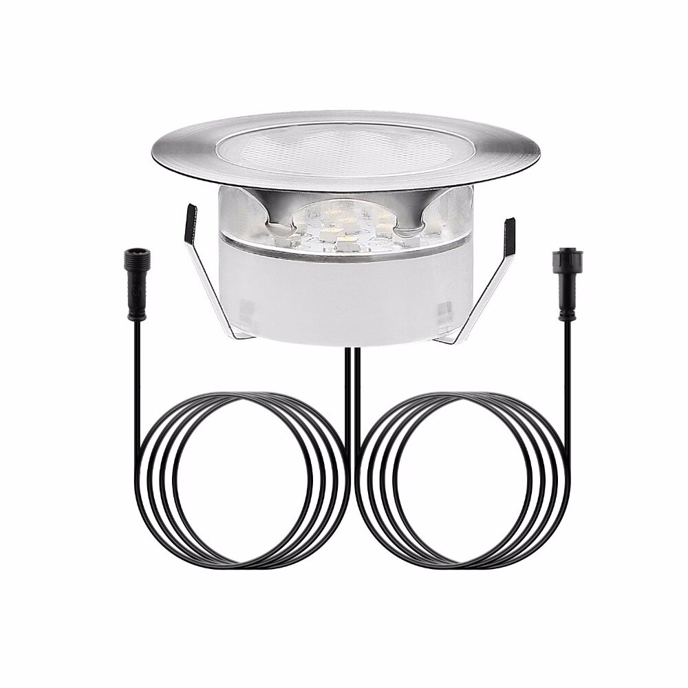 QACA Outdoor Inbouwlamp Laagspanning LED Dek Verlichting Rvs Waterdichte B108