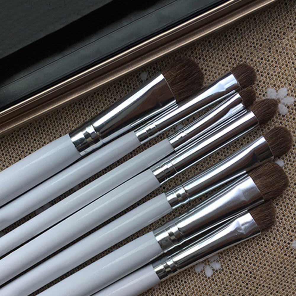 1 set professionele make-upkwasten voor vrouwen, zacht klassiek, 7 stuks kwasten voor oogmake-up, kwastenset