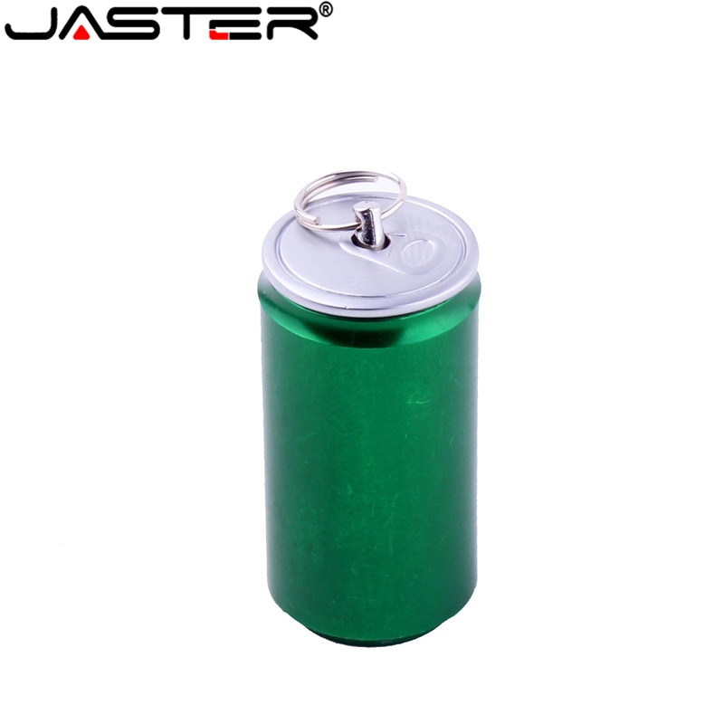 JASTER Coke cans head metal model external storage stick USB 2.0 4GB 8GB 16BG 32GB 64GB USB flash drive