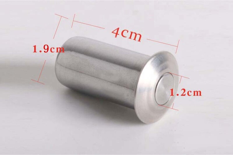 1PC Invisible Door Latch Concealed Latch For Stainless Steel Door With Accessories: 1.2cm