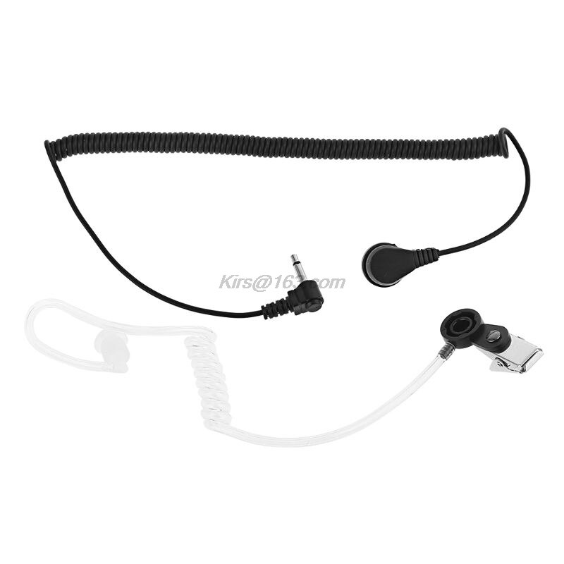 3.5 millimetri aria Tubo Acustico Auricolare Auricolare per Radio A dovuto gareggiare Altoparlante Microfono