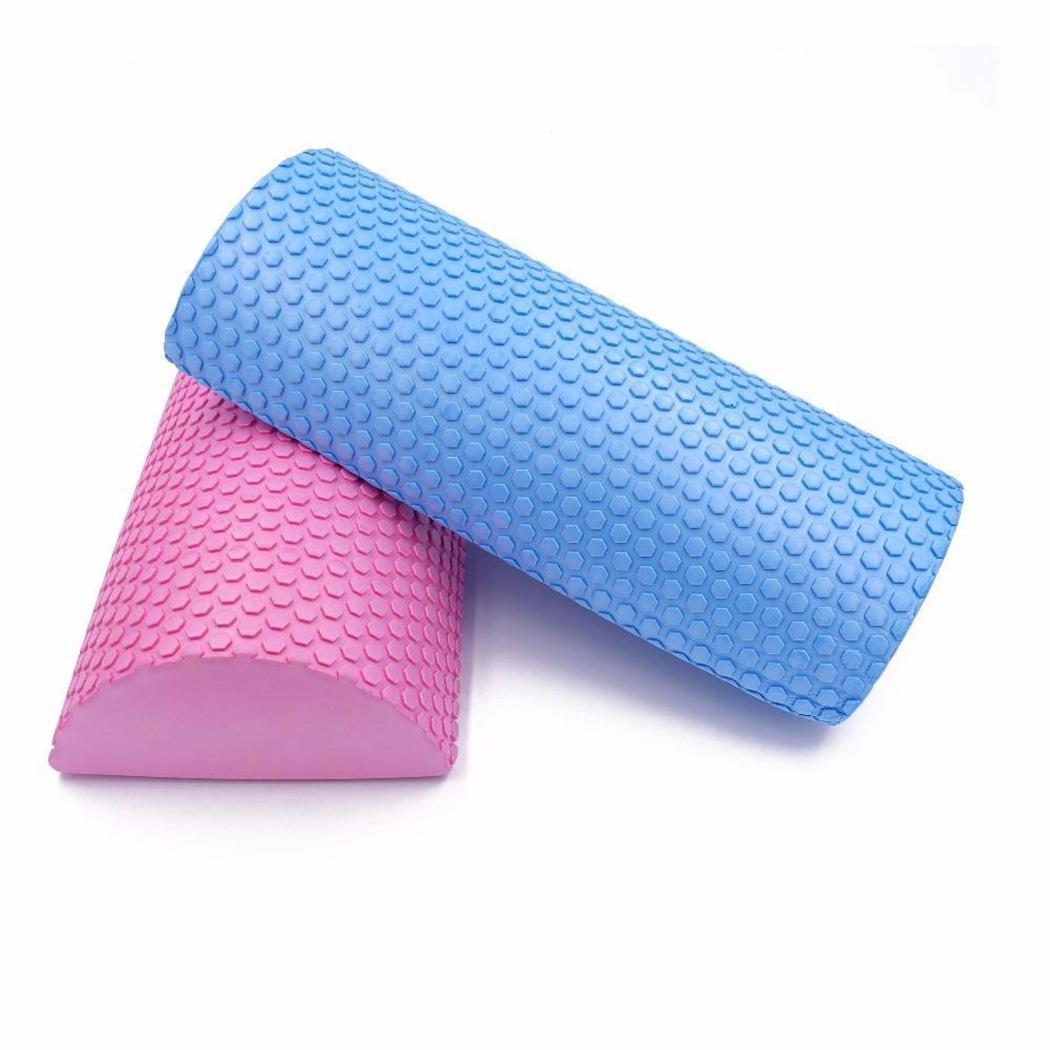 Half Ronde Foam Roller Massage Yoga 30 cm Gemaakt door EVA schuim, lichtgewicht, zeer zacht. Pilates Fitness Apparatuur