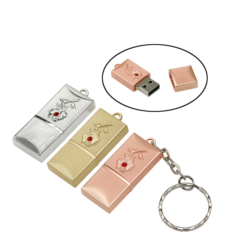 Flash Disk Ultra Mini USB flash drive USB 2.0 Memory Stick 16GB 32GB Pen Drive 64GB 128GB Flash Drive With Key Ring Pendrive