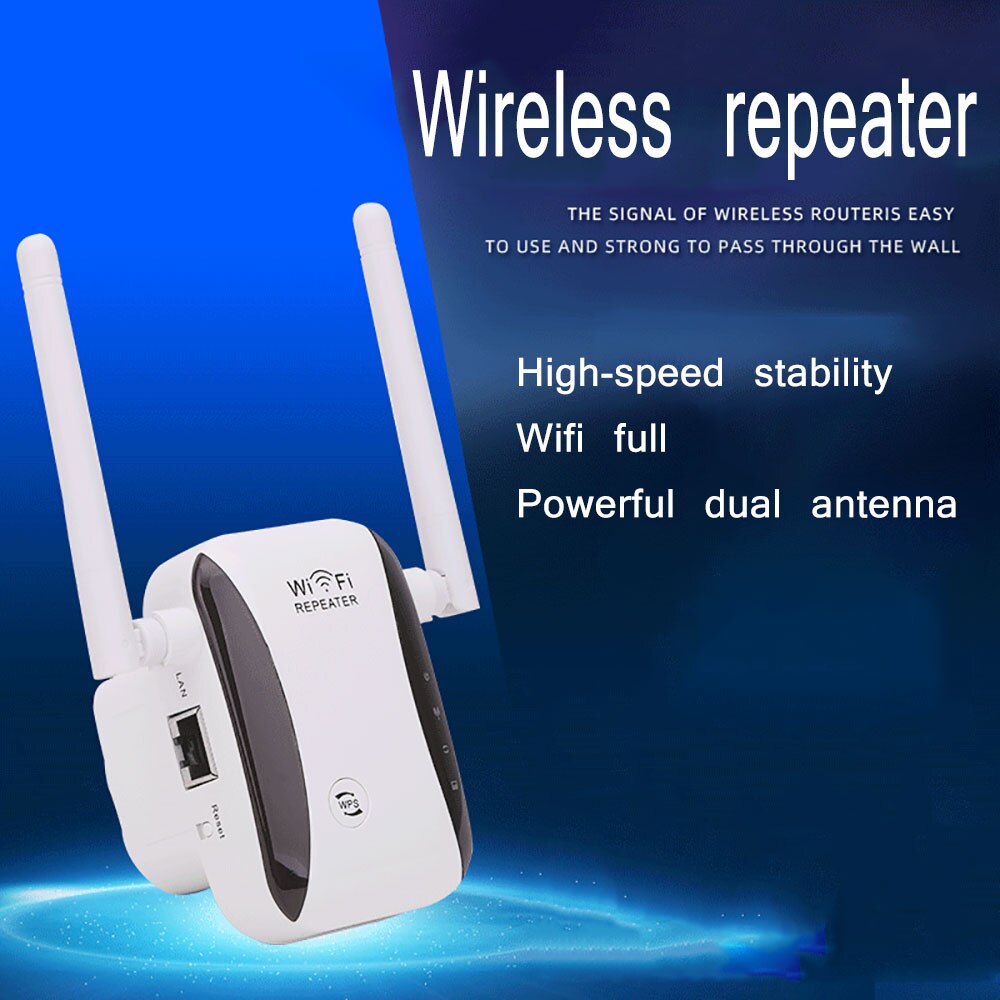Draadloze Wifi Repeater Wifi Extender 300Mbps Wifi Versterker Wi Fi Booster Lange Bereik Repiter Wi-fi Repeater Hoge Snelheid
