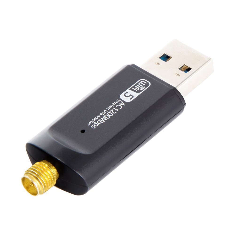 USB 3.0 Wifi Adapter 2.4G 5G Dual Band Wireless Adapter 2.4G 5G WiFi Network Card 1200Mbps Host Interface with External Antenna