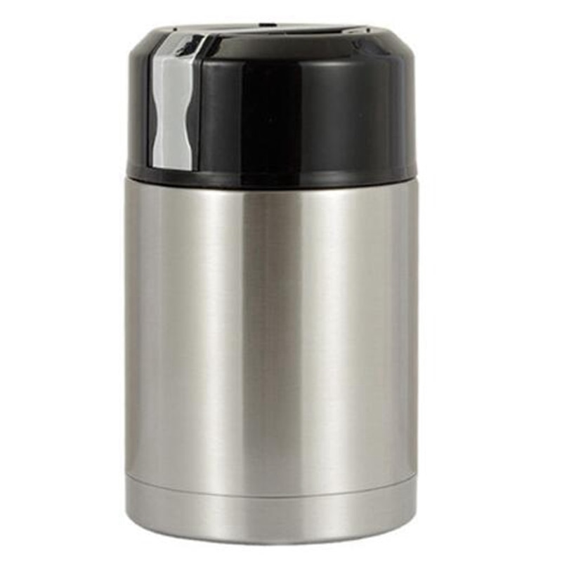 Stainless Steel Insulation Lunch Box for Food with Containers 1000Ml Vacuum Flasks Thermo Mug Thermocup Silver: Default Title