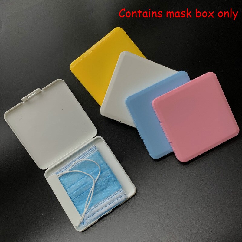 1 Pc Masker Opbergdoos Bankkaart Masker Vistuig Accessoires Plastic Opbergdoos Rechthoekige Huishouden Opbergdoos