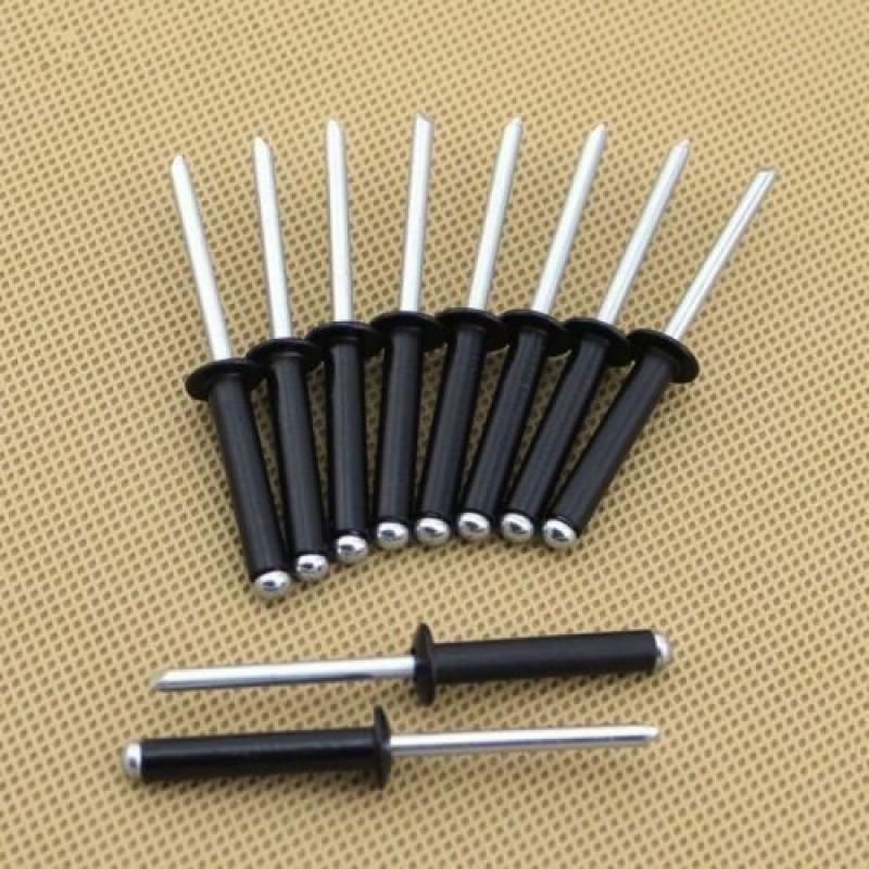 50/100 Stuks Aluminium Blinde Klinknagels Zwart Pop Klinknagels Paddestoel Hoofd Breken Doorn Blinde Klinknagels Nagel Pull Klinknagel Klinknagel Kern Klinknagel M4 M5