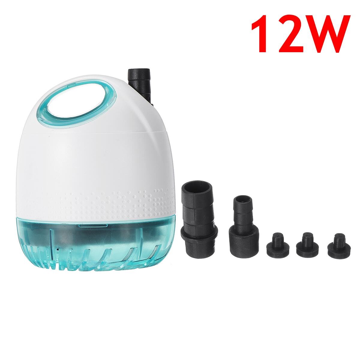 12-90W Submersible Water Pump 800L/h-4000L/h Ultra Quiet Waterproof Aquariums Ponds Bottom Suction Water Pumps: 12W
