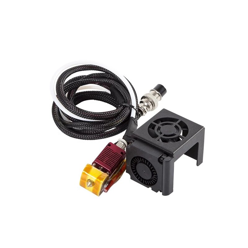 Til creality 3d cr -10s fuldmonteret ekstruder kit cr -10 hotend samling fuld dysesæt fuld samlet ekstruder kit blæser dæksel 3