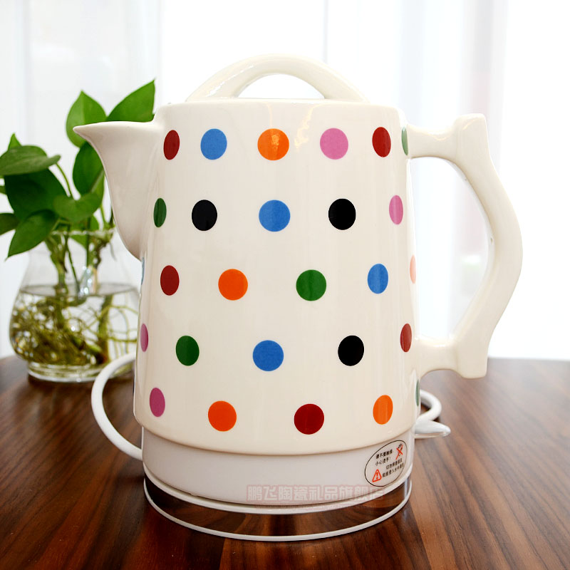 Keramik elektrische wasserkocher wasserkocher porzellan blau und weiß porzellan schaum teekanne täglichen Kung-Fu teekanne keramik wasserkocher
