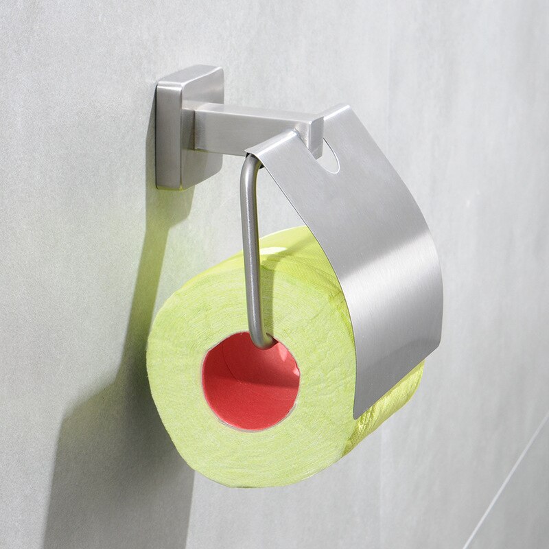 Stainless Steel Vertical Paper Towel Rack Roll Paper Hanger Large Roll Paper Towel Box Kitchen Toilet Paper Holder Accessories: B