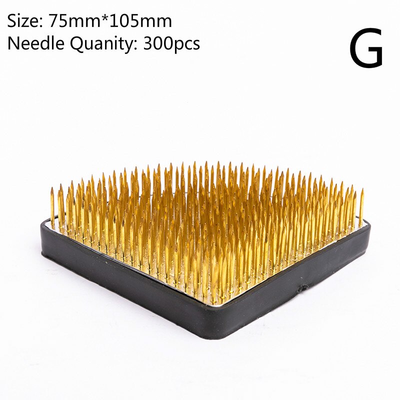 Japanse Ikebana Kenzan Pin Art Vaste Gereedschap Bloem Insert Base Holder Pin Lood Koperen Naald Pin Bloem Regelen Tool: G