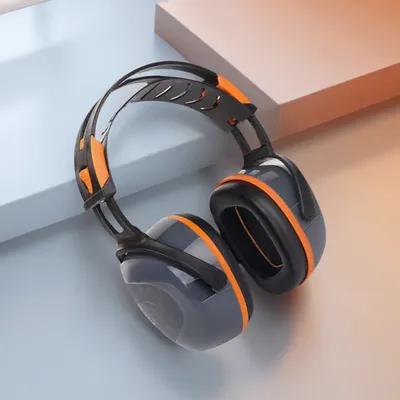 Ljudisolerade brusreducerande hörlurar abs over ear-headset bekvämt hörselskydd för arbetsmiljöer i fabriken