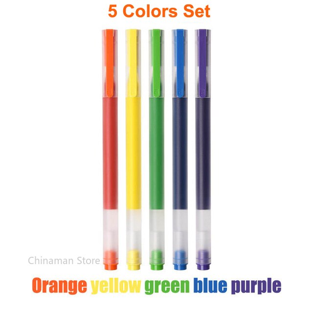 Neue Xiaomi PEN Mijia Super Langlebig Zeichen Stift 0,5mm MI Stift Für Büro Unterzeichnung Stifte Glatte Schweiz Refill mikuni Für Schule Stift: green