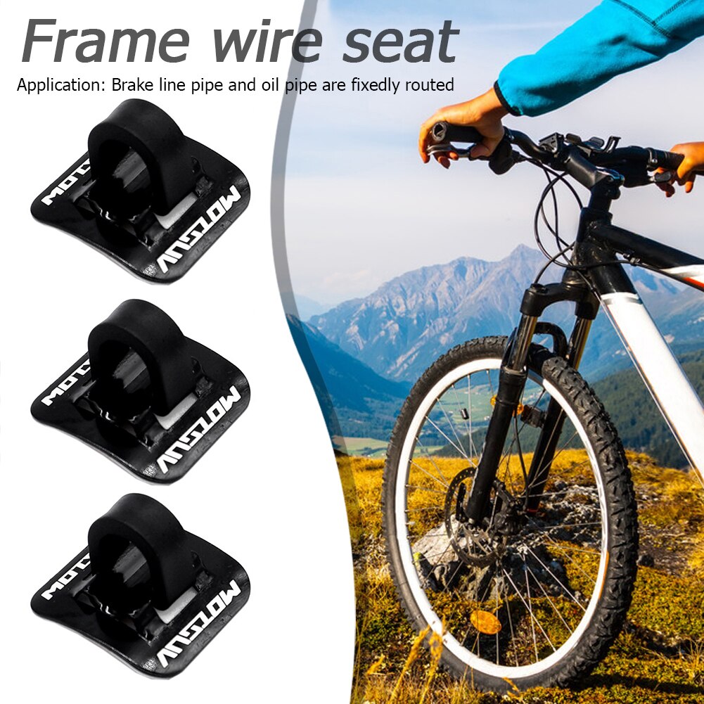 10Pcs Fiets Frame U Gesp Voor Remkabel Behuizing S