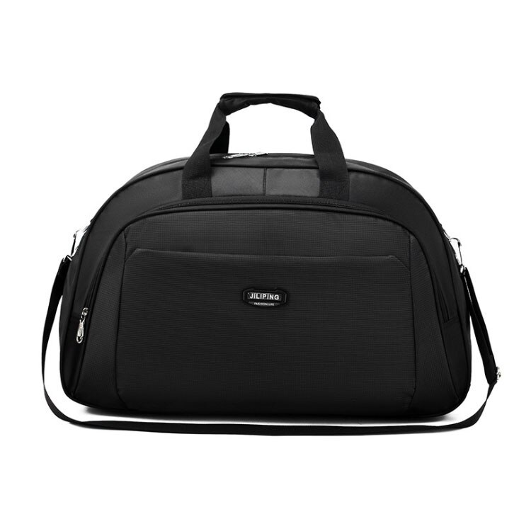 Scione Casual Reizen Handtas Waterdichte Mannen Bagage Koffer Duurzaam Duffel Schoudertas Vrouwen Grote Capaciteit Voor Weekend Sport: Black