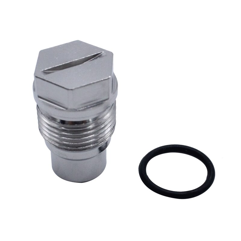 Davao Fuel Rail Plug Valve – For Duramax 6.6L 05-10 & Cummins 6.7L, Black Anodized Aluminum
