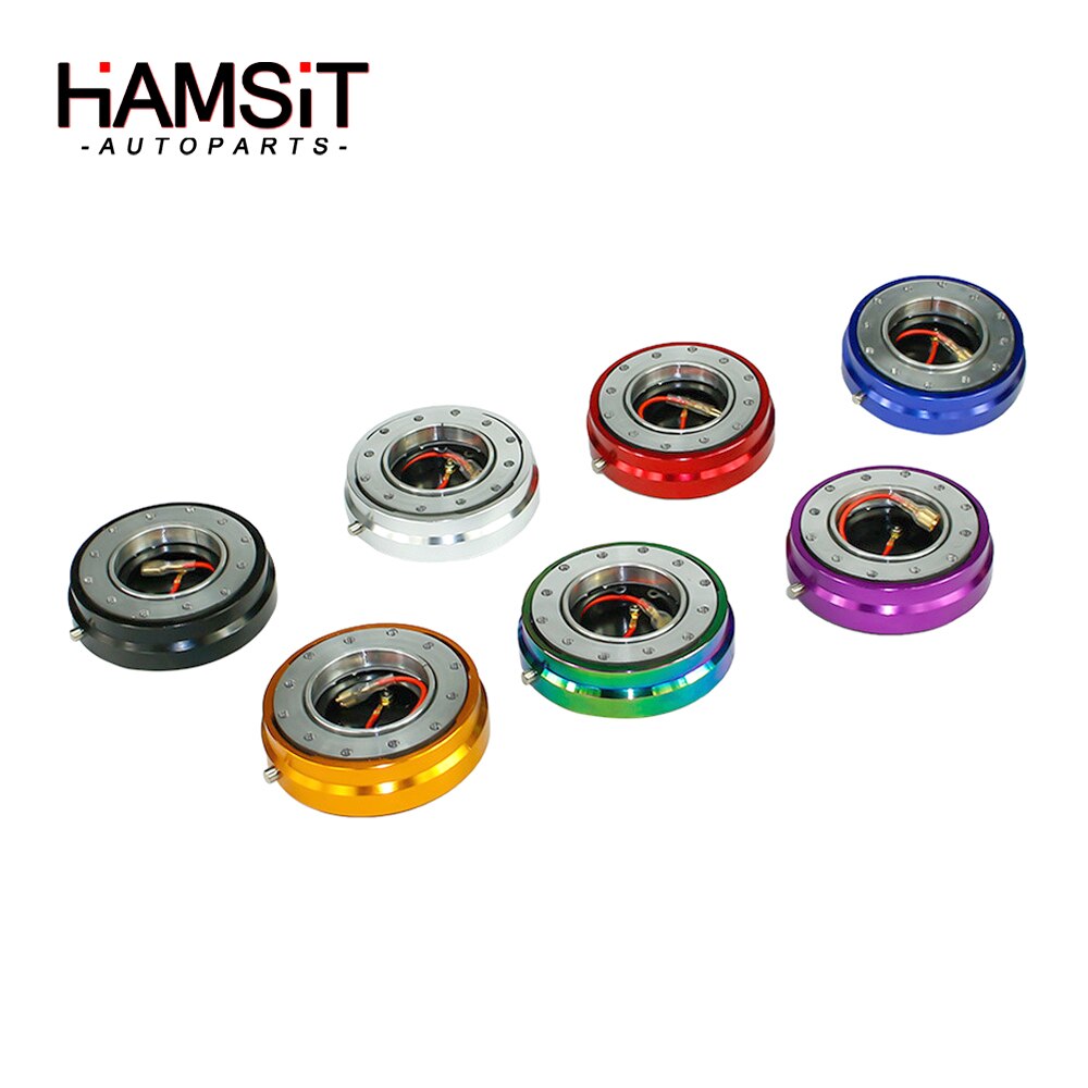 Hamsit Racing Modified Steering Wheel Thin Quick Release Device Kit 7 Color Accessories High-end Security anti-theft convenient