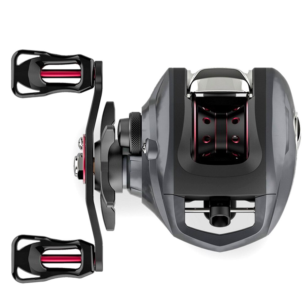 Moulinet Baitcasting Métal - Rapport 7.2:1, Frein 8 Kg, Bobine Longue Portée, Pêche Eau Douce/Salée - 5