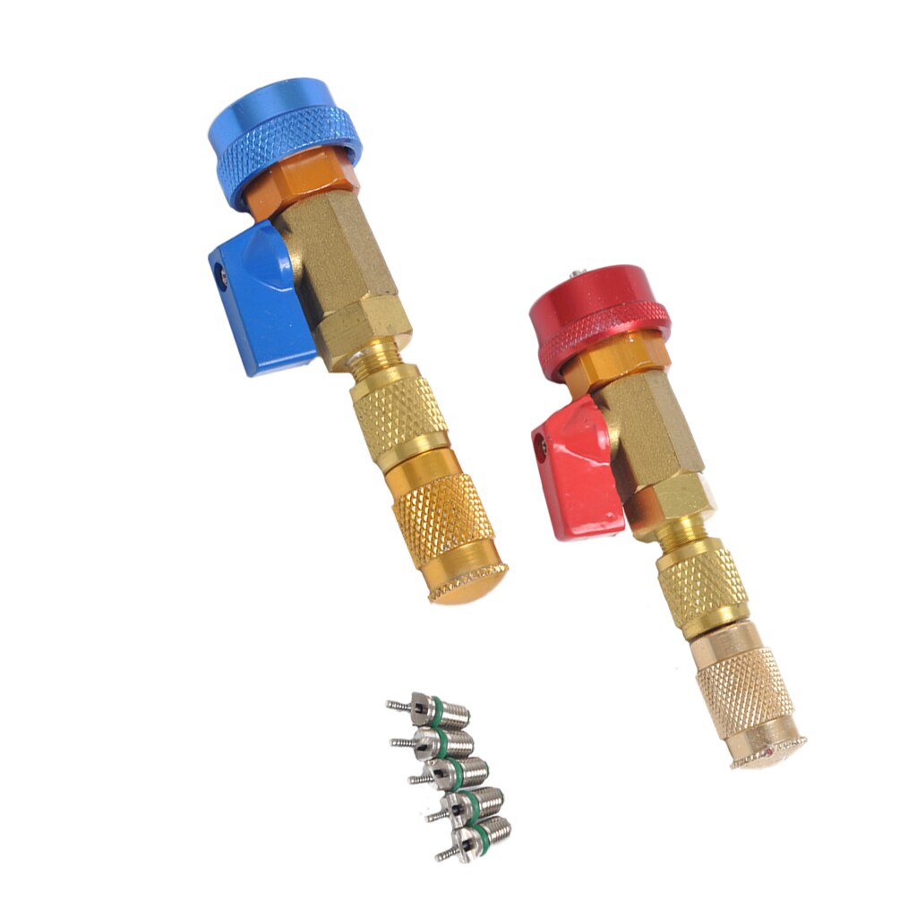 Air Conditioning R134a Spool Quick Removal Installer Pressure Tool Kits and R134 Valve Core