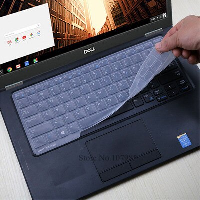 Silikonowe skórka na laptopa pokrywa Protector dla Dell Latitude 3340 E3340 5480 5490 E5490 E5491 E5450 E5470 E7450 E7470 7480 E7480 7490: Clear