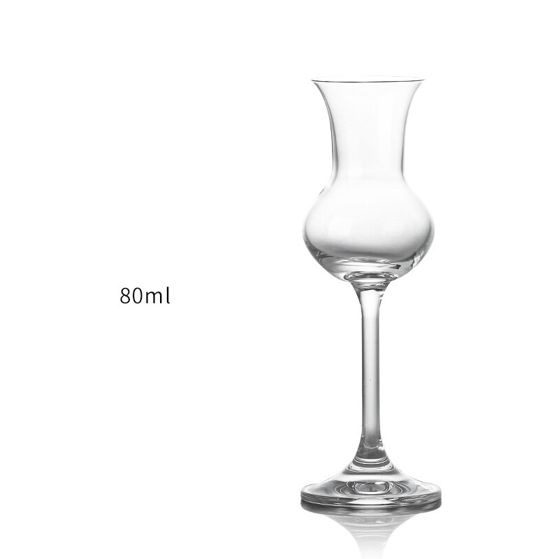 Vinsmager duft lugtende krystal brandy snifter fin tulipan bæger likør rom glas bryllup champagne kop whisky tumbler: Slanke talje tulipaner