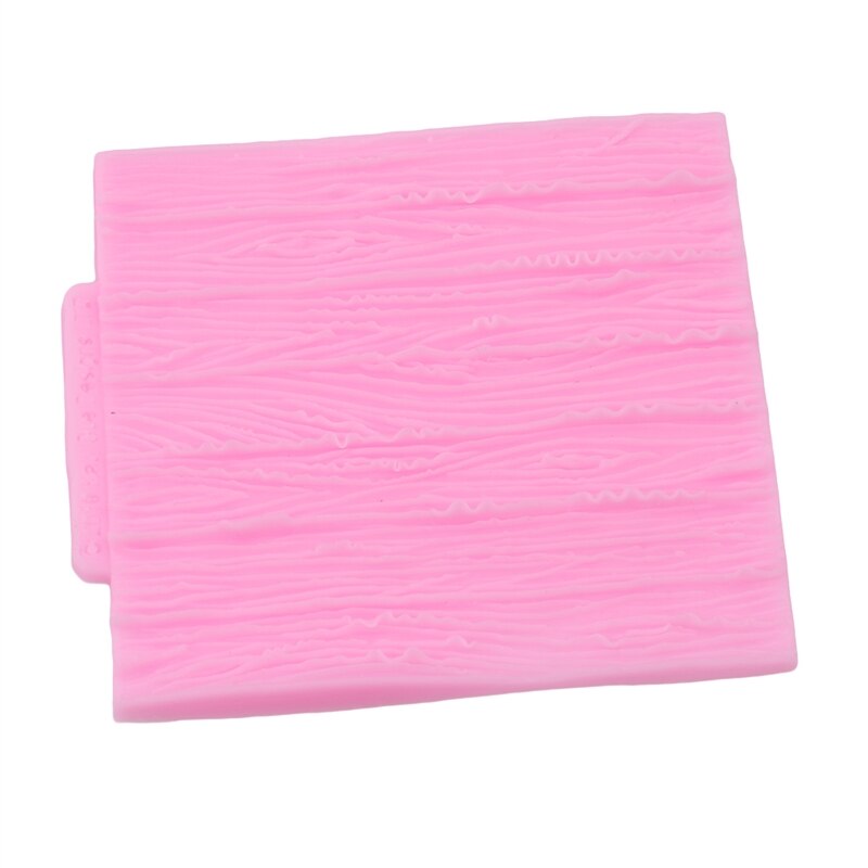 1pc siliconen mal met schorstextuur, houtnerf, fudge, taartdecoratie, suikervorm, bakvorm, chocoladevorm