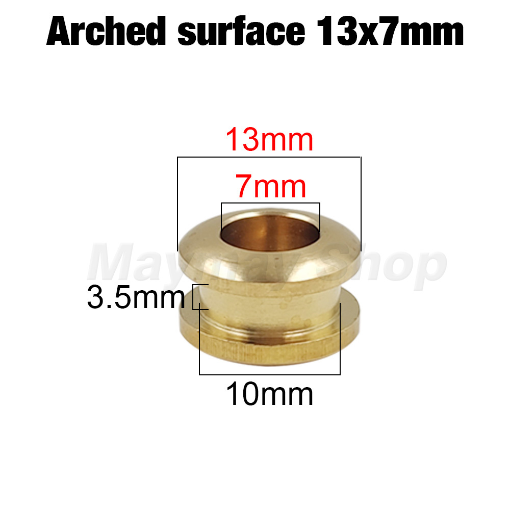 2pcs Solid Brass Screw Back Eyelets With Washer Grommets Leather Craft Accessory DIY Bag Clothes Belt Ornament Accessories: Red