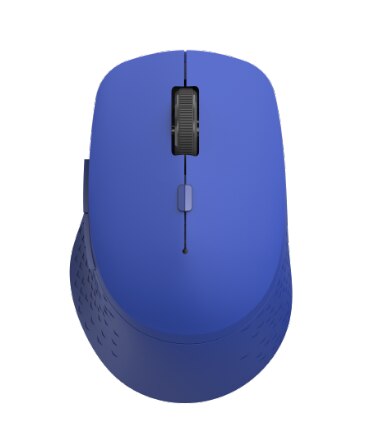Rapoo-ratón inalámbrico silencioso multimodo, dispositivo compatible con Bluetooth, 1600DPI, 2,4 GHz, para conexión de tres dispositivos,: Silent Blue