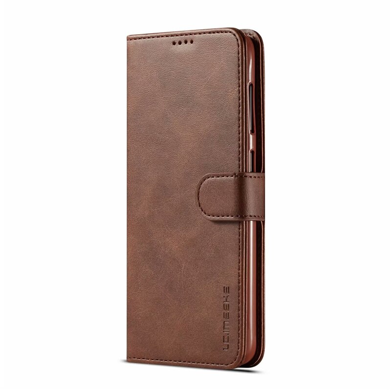 For Samsung A20E Case Flip Vintage Wallet Case On Samsung Galaxy A20E Case Leather Phone Cases For Samsung Galaxy A 20 20E Cover: Samsung A20 / Dark Brown