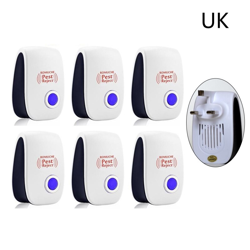 Ultrasonic Pest Repeller 6 Pack Newest Upgraded Ultrasonic Pest Repellent R9JC