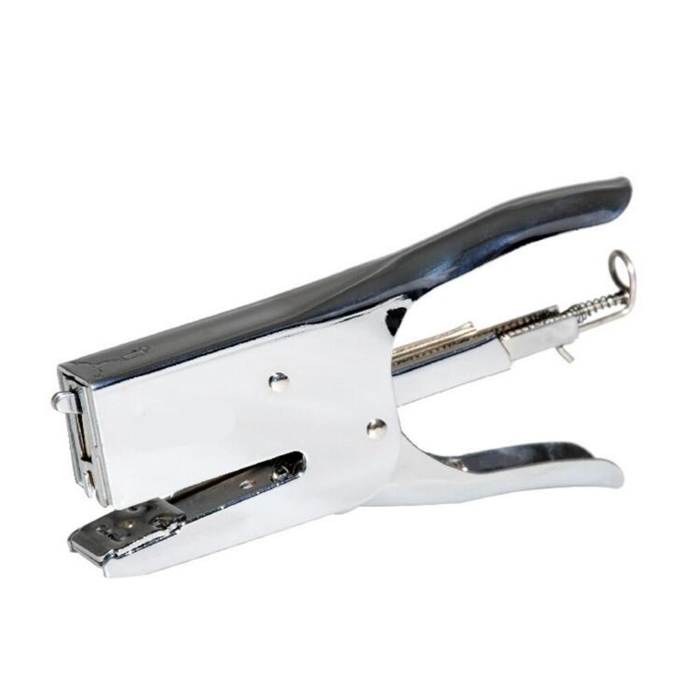 Tang nietmachine handmatige metalen hand nietmachine nietmachine 40 vellen handbesparende nietmachine mini stationair kantoorbenodigdheden