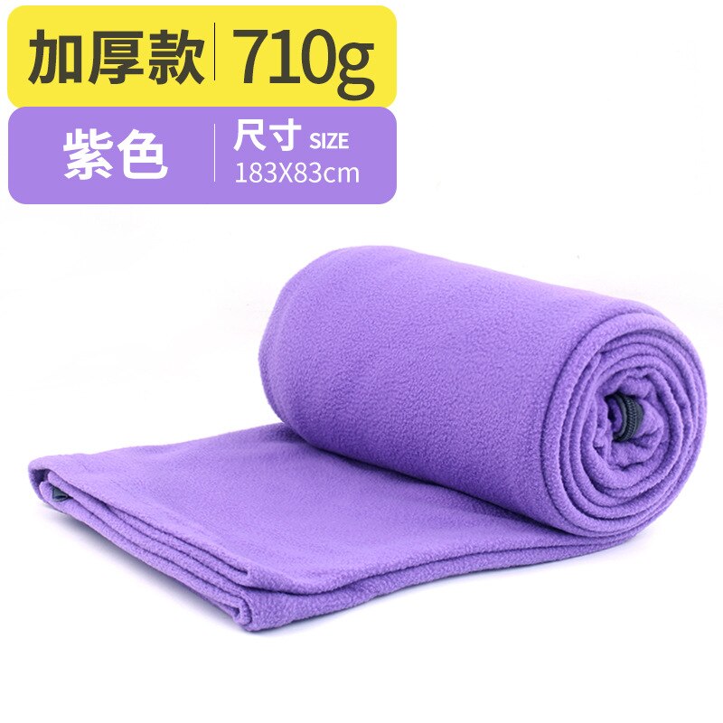 Sac de couchage extérieur en polaire, camping, voyage, climatiseur, chaud, camping quatre saisons, pause déjeuner, couverture pour les genoux, sac de couchage sale: 2