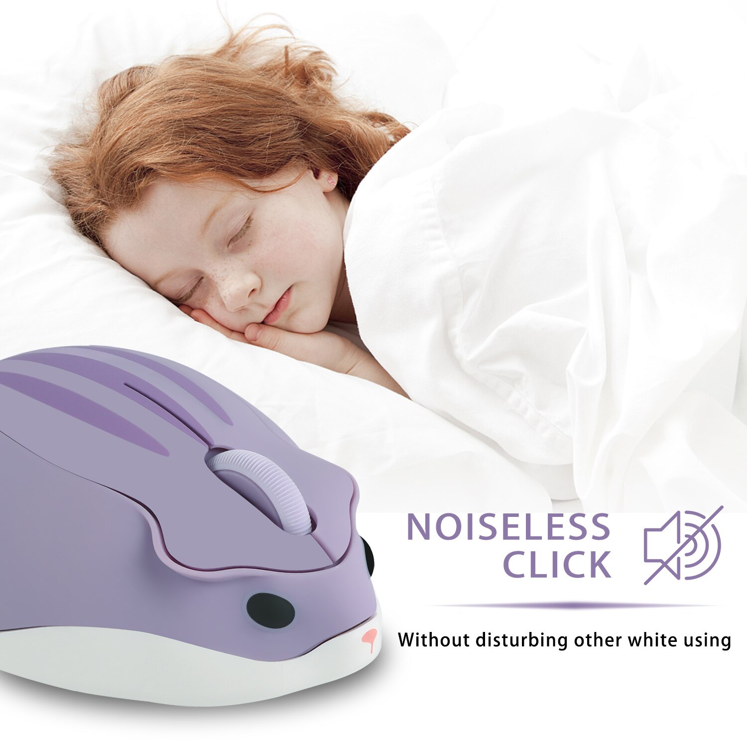 2.4G USB Wireless Mouse Cute Hamster Mini PC Mouse Office Ergonomic Gaming Mice 3D 1200DPI Optical Mause For Laptop Gamer