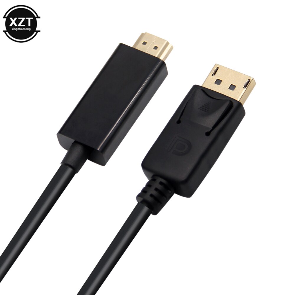 Displayport DP to HDMI-Compatible Cable Adapter Male to Female for HP/DELL Laptop PC Display Port to 1080P 4K 30Hz Converter