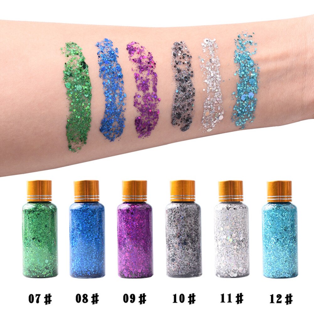Glitter Instruments 12 Colors Glitter Set Decoration of Manicure Tools... – Grandado