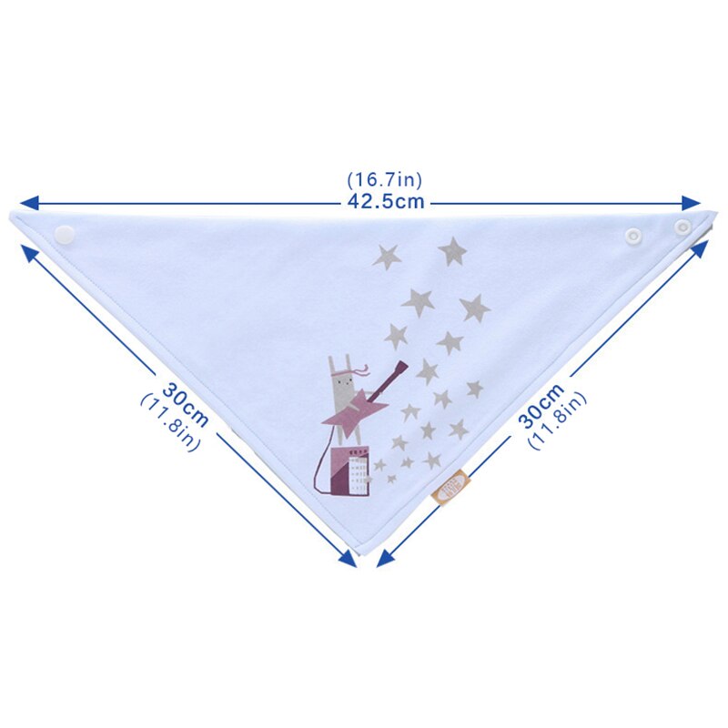 Style Baby Bibs Girls Boys Baby Babador Cotton Print Infant Bandana Bib Towel Baby Feeding Burp Cloths Stuff Accessories