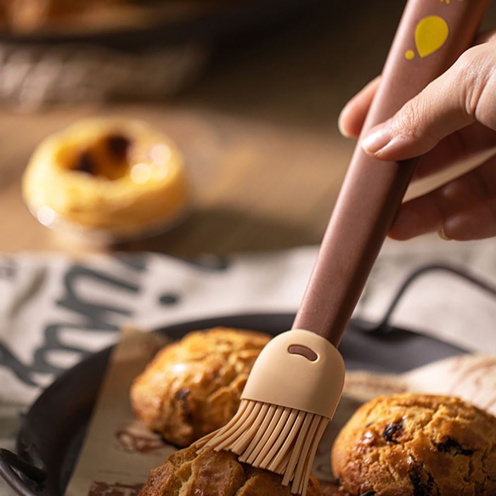 1Pc Silicone BBQ Oil Brush Basting Brush Kitchen Pastry Oil Cooking Smear BBQ Brush Tool Kitchen Accessories
