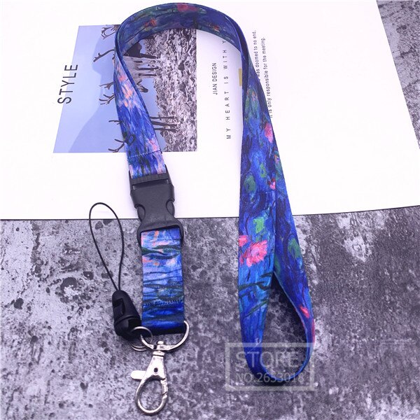 Pattern Neck Strap Lanyards for Keys ID Card Gym Mobile Phone Straps USB Badge Holder DIY Hang Rope Lariat Lanyard: DZ-A06-2