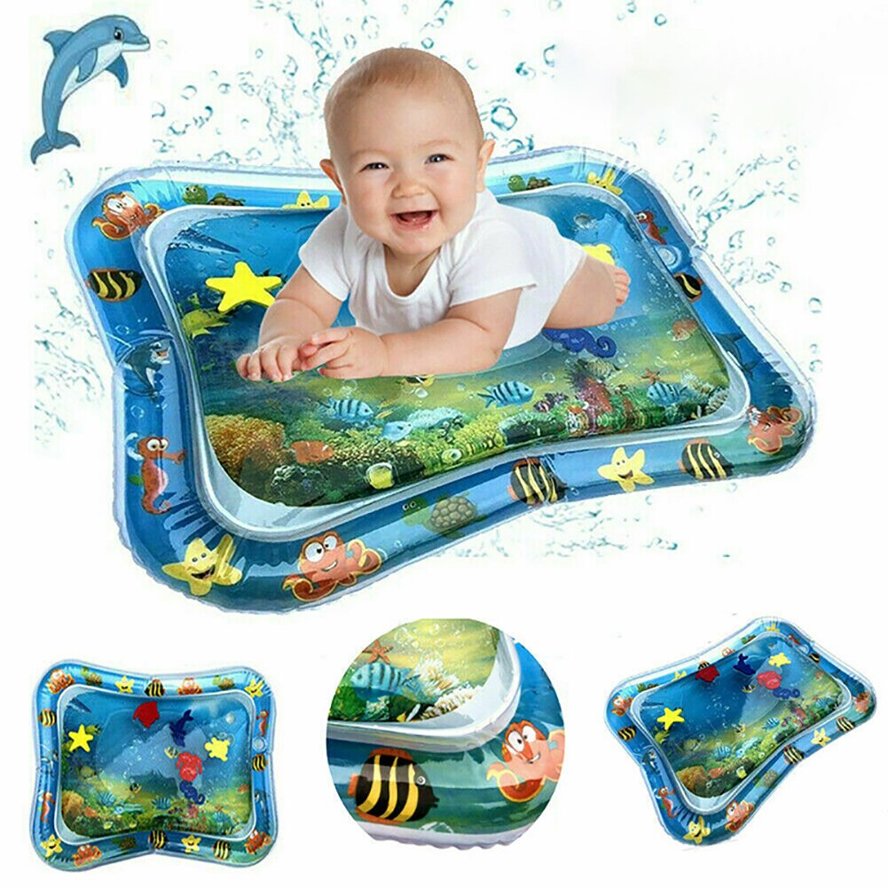 Neue Baby Wasser Spielen matt Spielzeug Aufblasbare Verdicken Wasserdichte PVC Kleinkind Bauch Zeit Playmat Kleinkind Aktivität Spielen Zentrum Wasser matt