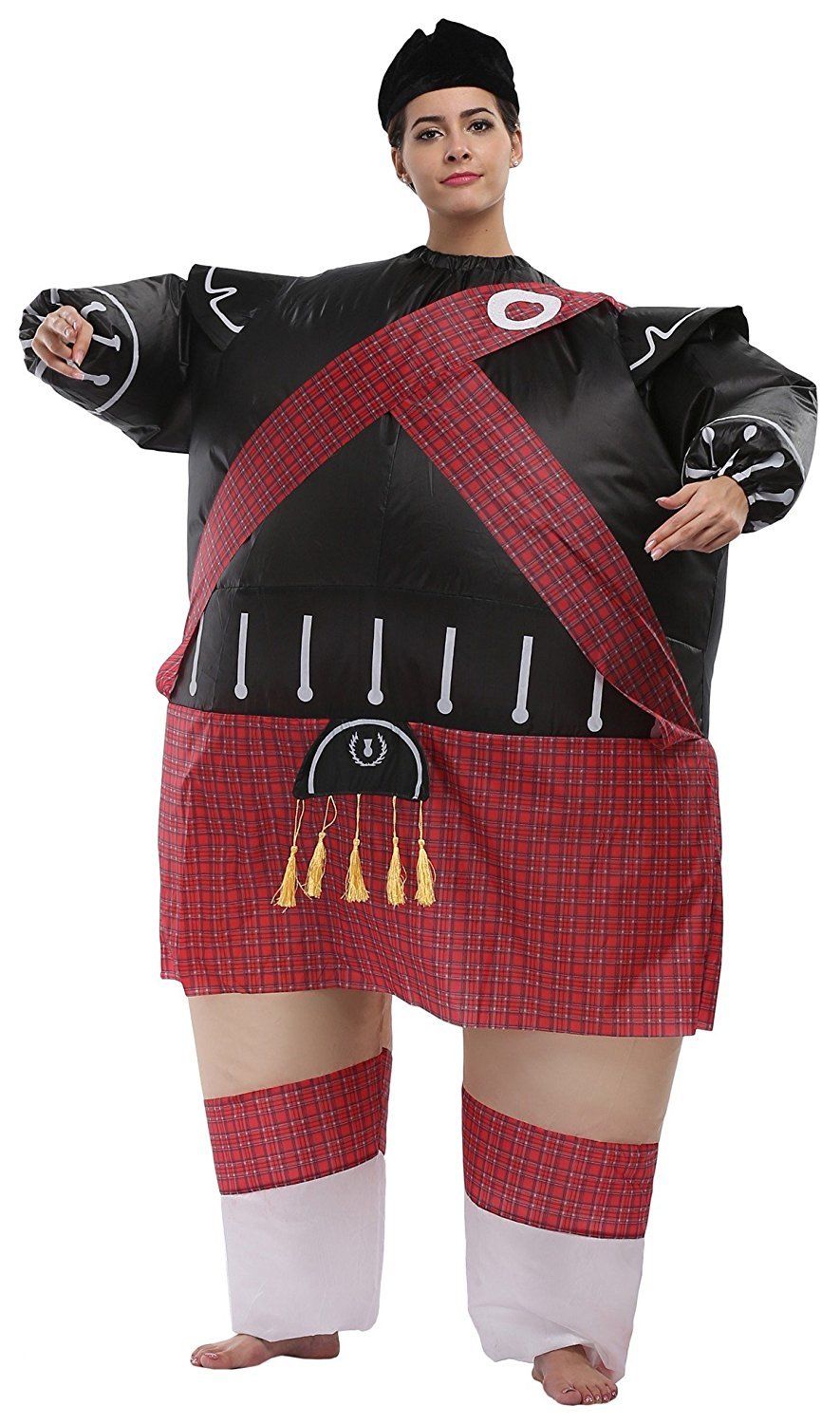 Halloween Costume Clothing AirSuits Inflatable Warrior inflatable cloth Dress Adult Chub Suit Air blown Carnival Full Set
