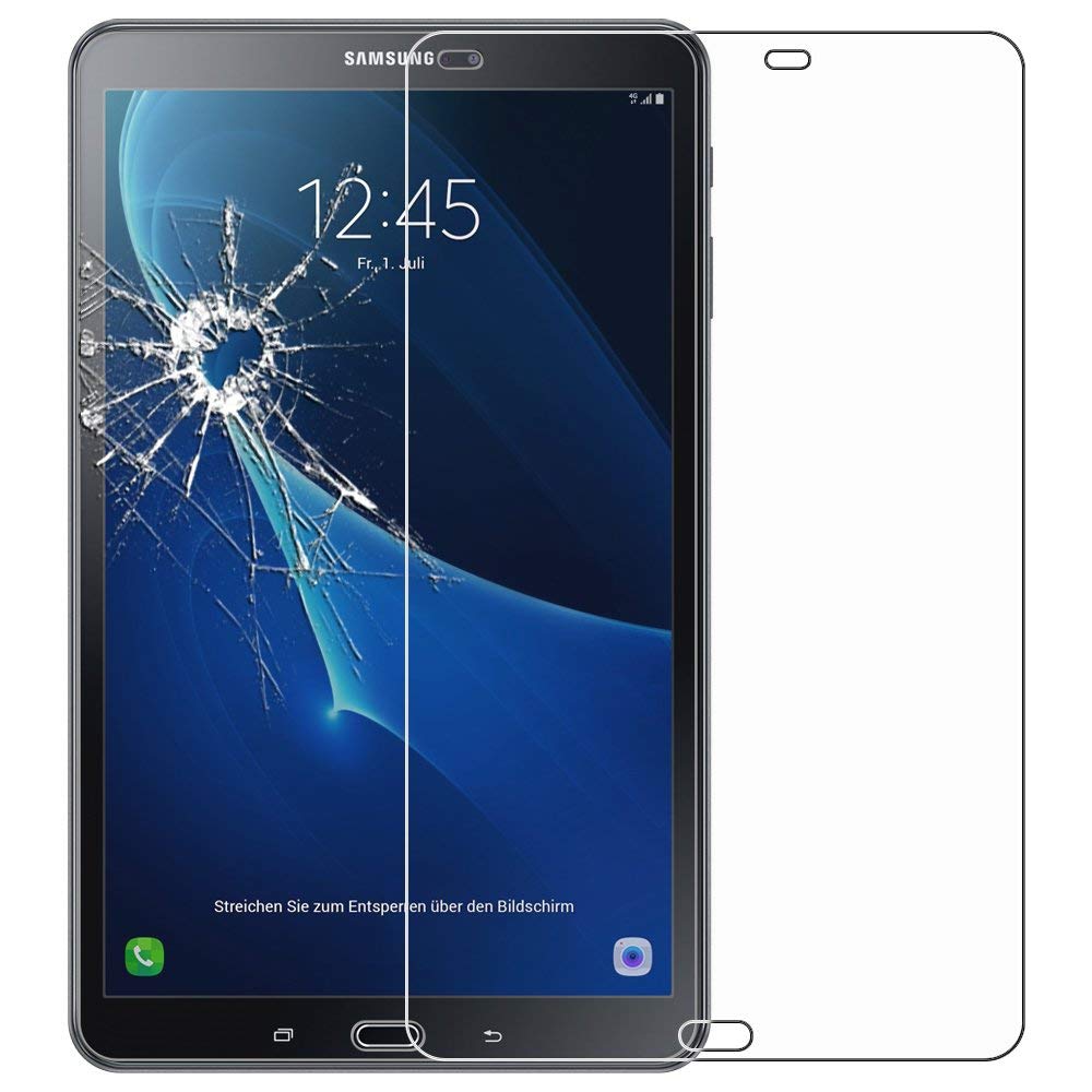 Case for Samsung Galaxy Tab A 10.1 SM-T510 T515 Tablet Case Stand Cover for Samsung Galaxy Tab A 10.1 Funda Capa Case: Tempered Glass