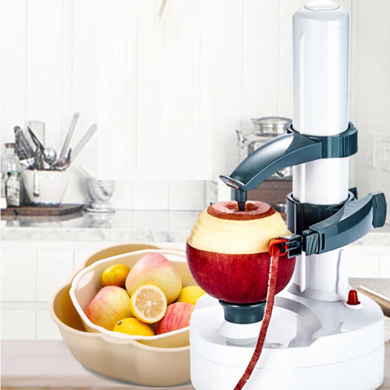 Yomdid grøntsagsfrugtskræller elektrisk kartoffelpæreskrælling gadget frugtgrøntsagsskæremaskine multifunktion cozinha acessório