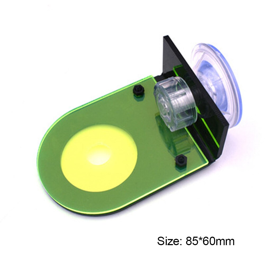 Fish Tank Fluorescence Coral Frag Rack SPS Acrylic Marine Aquarium Reef Suction Cup Bracket Mount Tool Water Plant Stand: Single Green