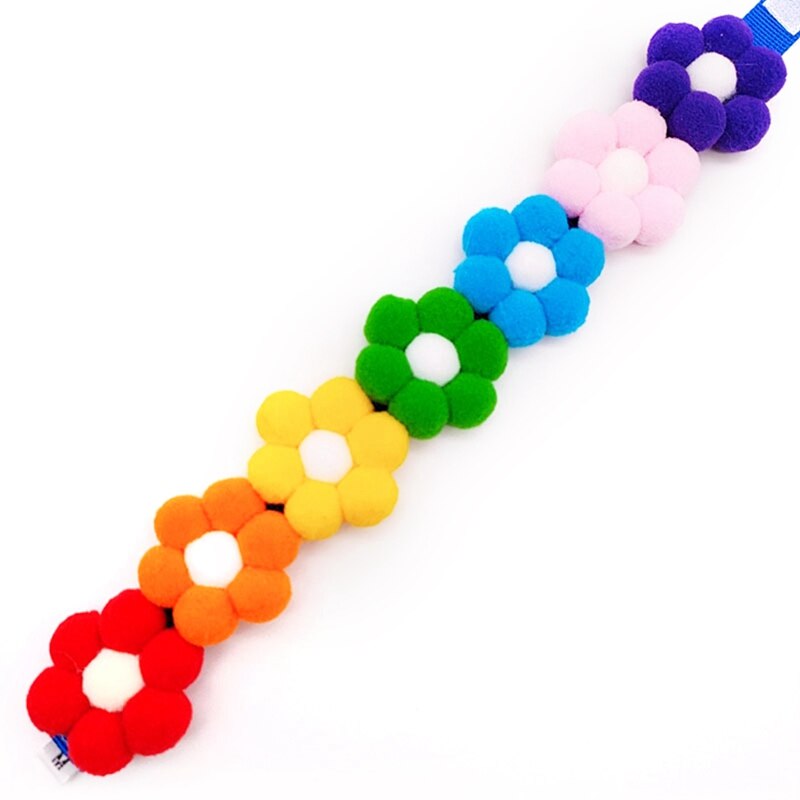 Collare per animali domestici fiore !og regolabile creativo poliestere moda gattino collare collare per cani gatti collana sciarpa accessori per animali domestici