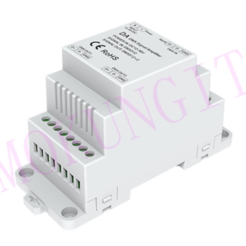 DMX Signaal Versterker DA (1 DMX input, 2 DMX output)