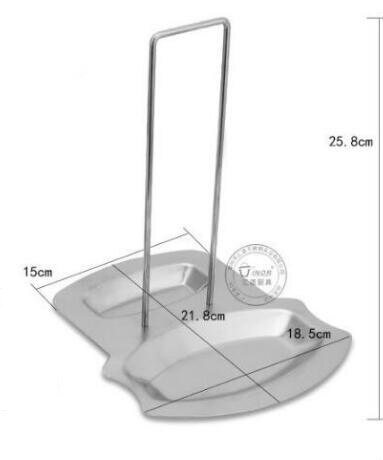 1PC 304 stainless steel multi-function kitchen racks pot lid rack scoop spoon storage rack and water tray WJB41710: L